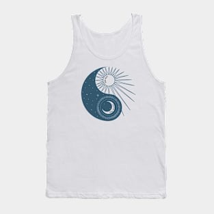 Celestial Sun & Moon Shirt, Sun Moon Stars Tee, Mystical Tee, Moon and Stars, Bohemian Tshirt, Astronomical Tank Top